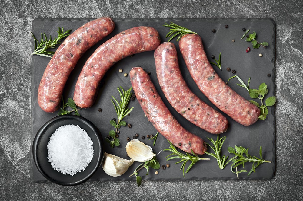 CHICKEN,CHIVE & GARLIC SAUSAGES(1kg)